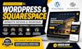 build develop wordpress website design redesign squarespace website