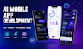 do ai mobile app design and development, ai chatbot and saas
