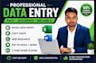 do excel, copy paste and web research