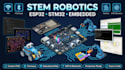 develop education stem toys, robots, electronics, and firmware with esp32 stm32