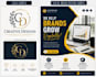 do professional graphic design logo thumbnail poster