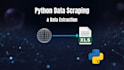 do python web scraping, data extraction, and auto export to excel