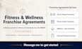 draft robust personal training franchise agreements