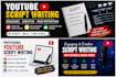 write engaging youtube scripts, reels and video scripts
