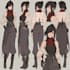 do design a anime sheet character sheets in anime style