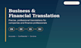 provide accurate and professional translation services
