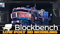 create blockbench minecraft 3d models, mobs, entities and low poly designs