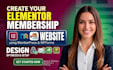 create elementor paywall membership website using memberpress and wpforms