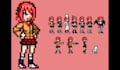 do pixel art character pixel logo asset animation sprite sheet for your game