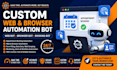make web bot browser bot automation bot appointment bot scraper
