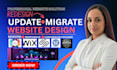 handle website migration and updates