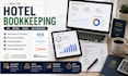 do bookkeeping for US hotels using m3, opera or toast with quickbooks