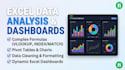 do advanced excel data analysis, formulas and dashboard