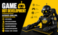 develop a game bot, automation bot, ai bot, game macro, online game, PC game