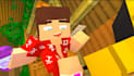 create a minecraft blender animation