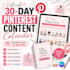 create a 30 day pinterest content schedule in 3 days