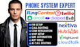 setup voip phone system ringcentral aircall dialpad twilio nextiva integration