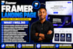 do framer landing page framer website figma to framer