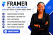 copy clone, duplicate, design any website to framer website framer