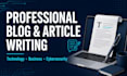 write technology and cybersecurity blog articles