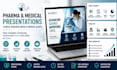 design pharm presentation, clinical research deck and medical slides