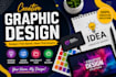 creative graphic design placeholder demo layout