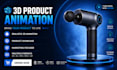 create cgi video, 3d product renderings, video animation and visualization