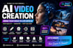 create a professional ai video creator ,reels editing, youtube short