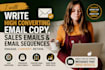 write high converting email copy sales emails and email sequences