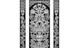 3d bas relief , 3d wall art , decorative panel stl for cnc