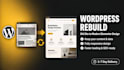 rebuild and redesign your old wordpress elementor website