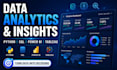analyze, visualize, and dashboard using python and sql