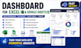 create excel dashboard, google sheets dashboard, sales dashboard and KPI