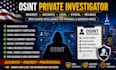 be your osint private investigator
