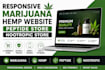 build responsive marijuana, hemp, nutraceutical peptide cbd and nootropic store