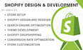 boost shopify store sales, shopify promotion, shopify store design and redesign