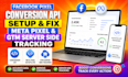 do facebook pixel conversion API setup, fix meta pixel, GTM server side tracking