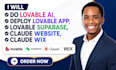 do lovable ai, deploy lovable app, lovable supabase, claude website claude wix