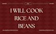 cook rice and beans for you