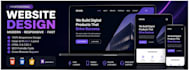 design a responsive HTML CSS website for your business