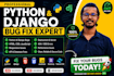 fix python and django bugs, errors, and web app issues