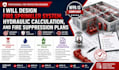 design fire sprinkler system, hydraulic calculation, and fire suppression plans