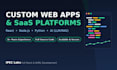 develop a custom web application or saas platform with react and node js
