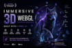 create awwads level 3d website in three js and glsl