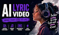 create stunning animated lyric music video