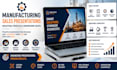design manufacturing sales presentation, industrial profile and engineering deck