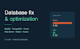 design, fix and optimize your database