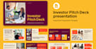 design redesign investor pitch deck for startups and business slides for company