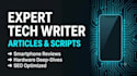 write SEO tech articles on smartphone hardware and gadgets