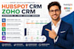 setup hubspot CRM, recruitment, ats, automation, pipeline, onboarding ,zoho CRM